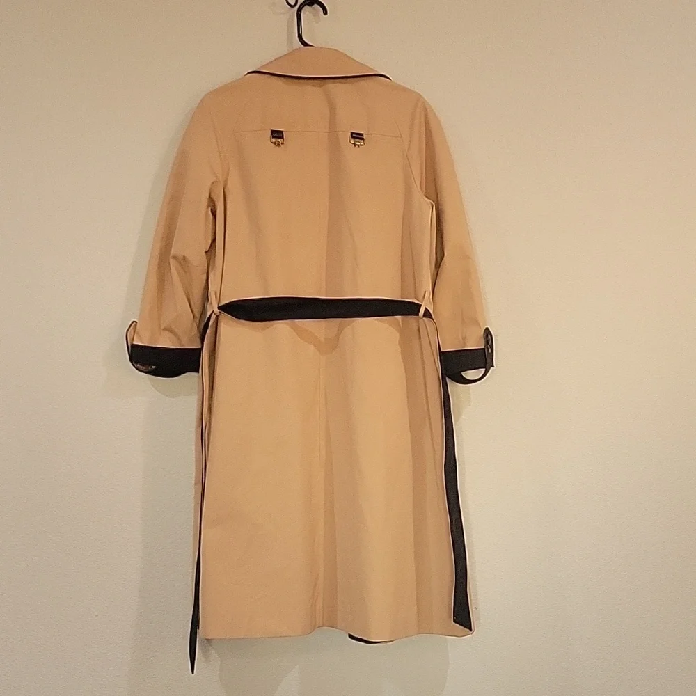 Reversible navy/camel , Structured Trench - Picture 5 of 12